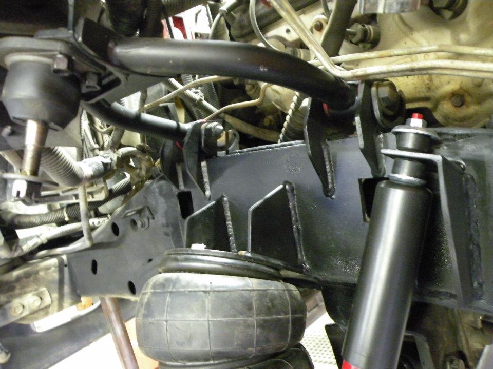 Front Air Bag Brackets With Hardware For 1999-2006 Chevy Silverado & GMC Sierra - Raw Steel