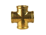 3/8" Brass Cross